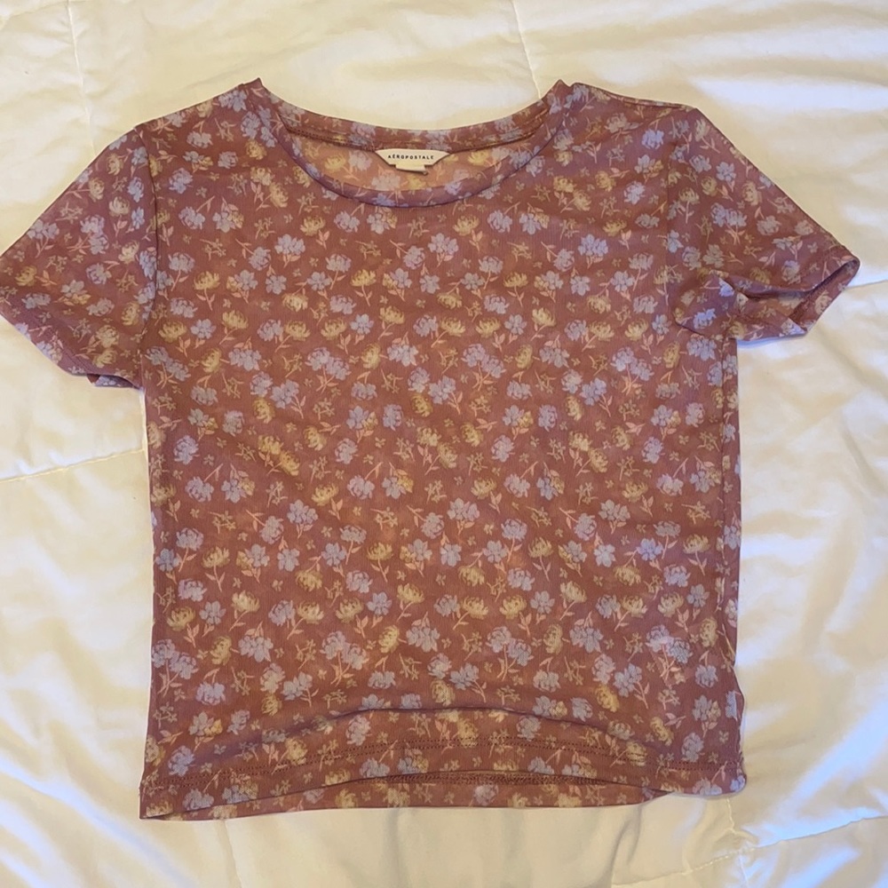 Aeropostale mesh crop top